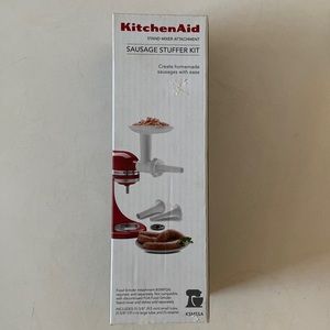 KitchenAid stand mixer, attachment sausage stuffer kit
